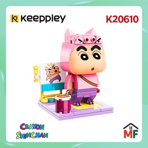 Qman Keeppley 蠟筆小新新之助左衛門造型積木 K20610