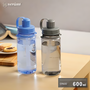 KEYWAY 加水站(0.6L)吸管水壺