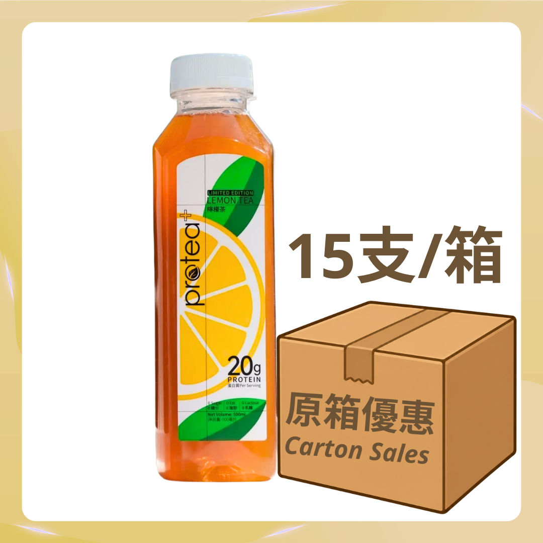 Protea+ 檸檬高蛋白飲品 500ml（15支箱裝）