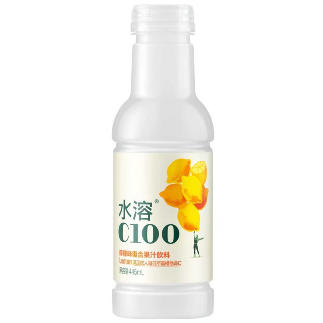 農夫山泉 水溶C100 檸檬味複合果汁飲料 445ml