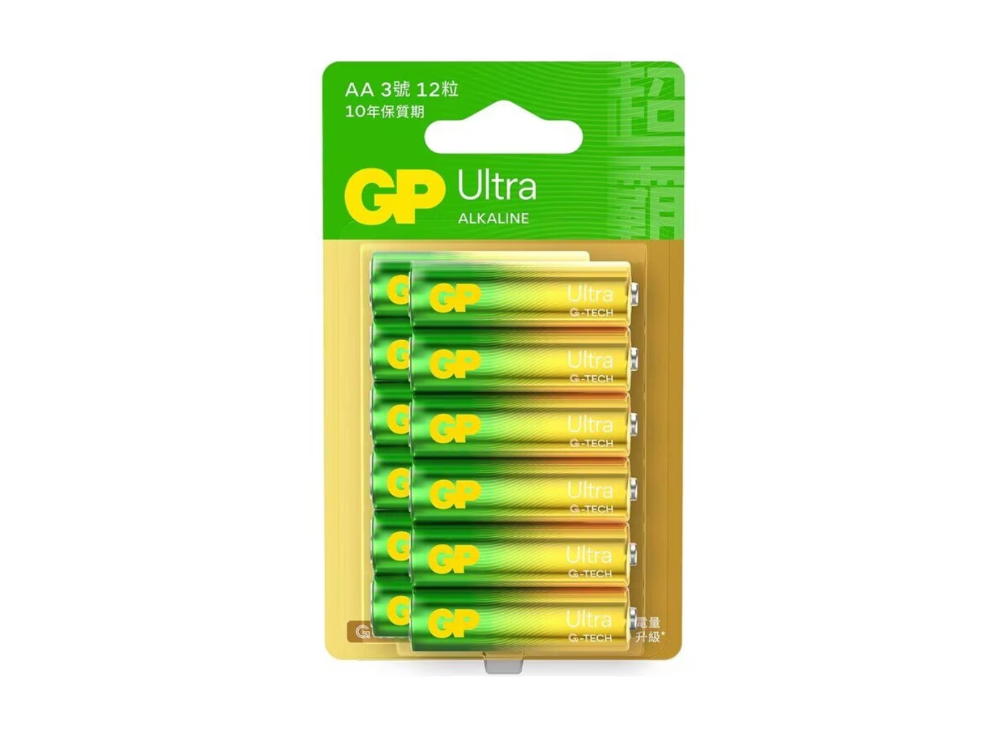 GP 超霸 鹼性 AA 電池 12粒裝