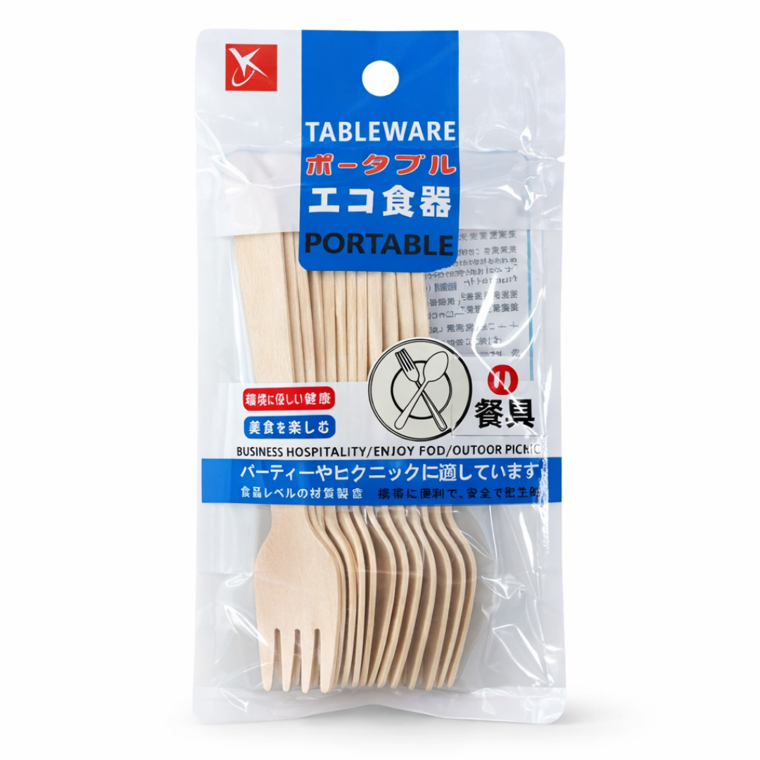 Tableware 环保木叉(便携外带)