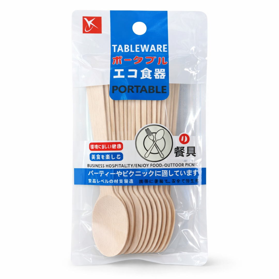 Tableware 環保木匙羹(便攜外帶)