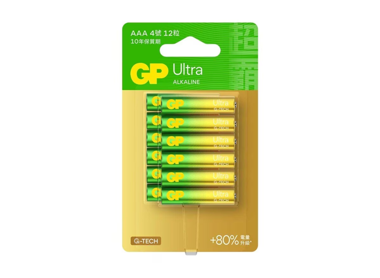 GP 超霸 鹼性 AAA 電池 12粒裝