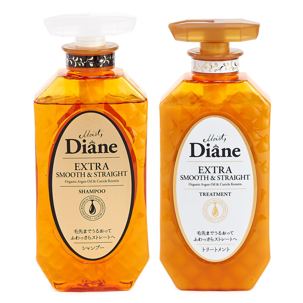 Moist Diane 黛絲恩 香水貴油順直柔滑洗髮護髮套裝 450ml x2