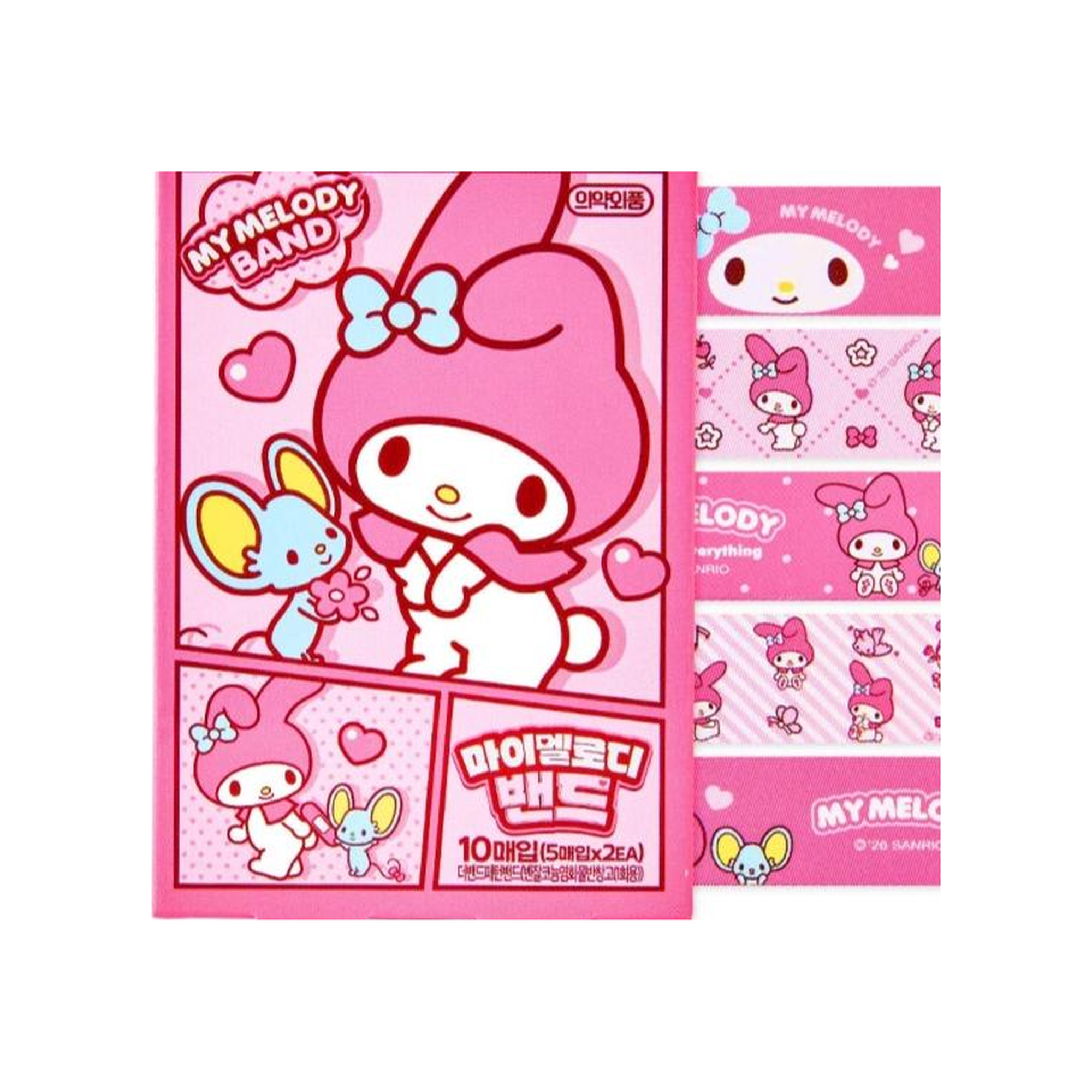 Sanrio My Melody 膠布 10枚裝 BA8386