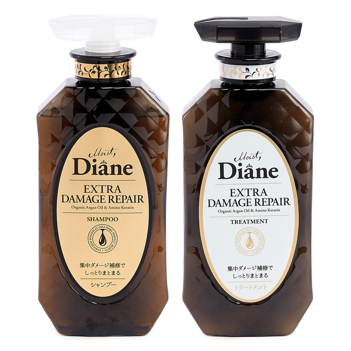 Moist Diane 黛絲恩 香水貴油深層修護洗髮護髮套裝 450ml x2