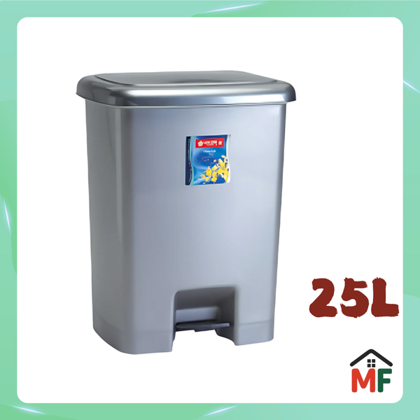 Lion Star 塑胶 C32 脚踏盖垃圾桶 25L