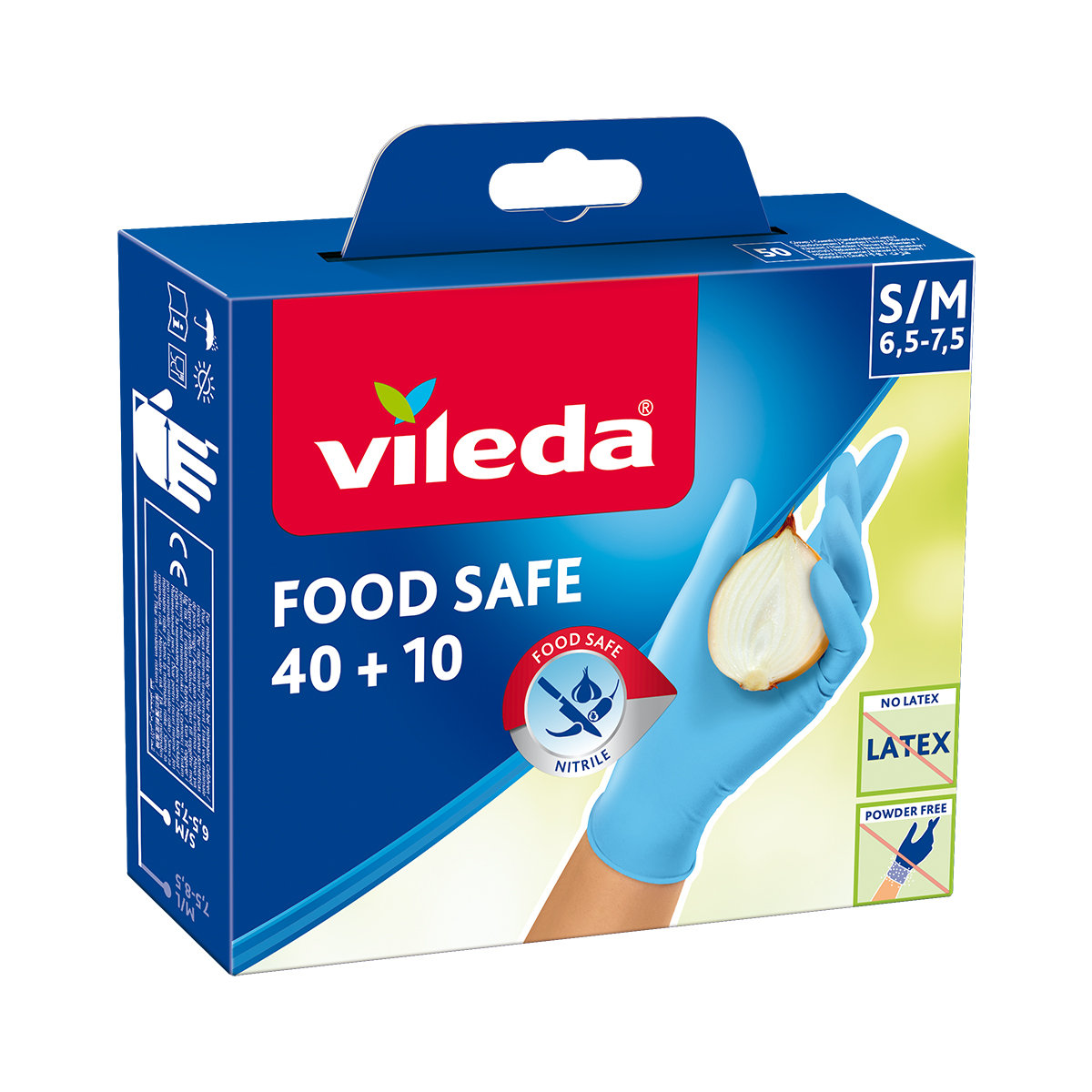 Vileda 微力达 全护型即棄手套 40+10只装