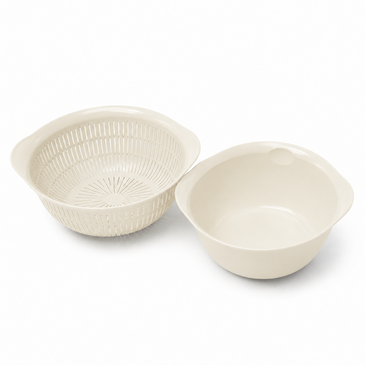 RUIKANG Medium Double-Layer Drain Basket with Bowl 4035