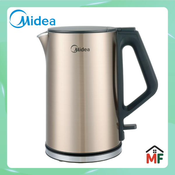 Midea 美的 1.5公升不銹鋼雙層電熱水壺 香檳金 MK-15H01A6(R)