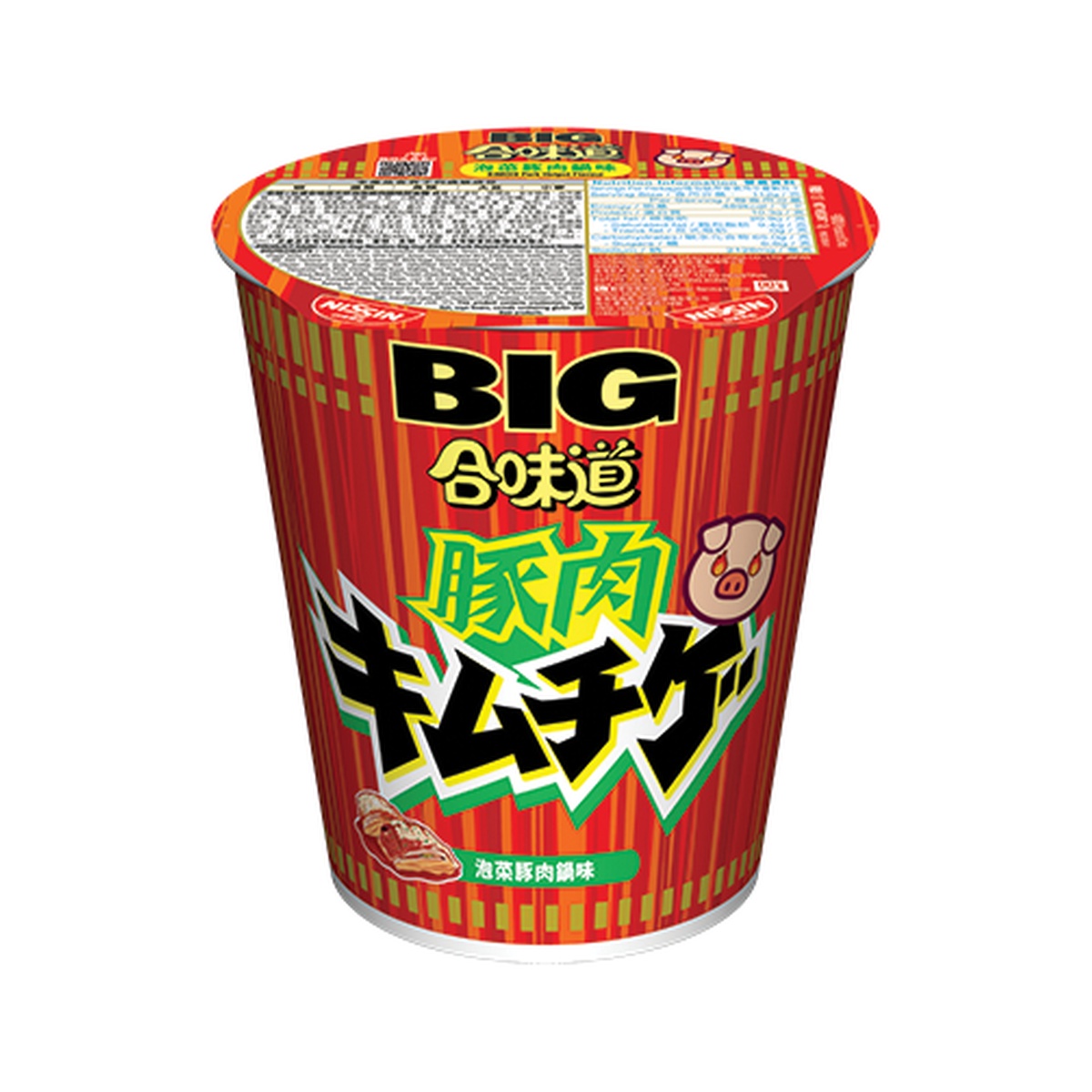 日清 合味道大杯麵 泡菜豚肉鍋味