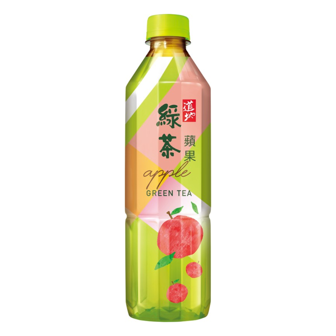 道地 蘋果綠茶 500ml