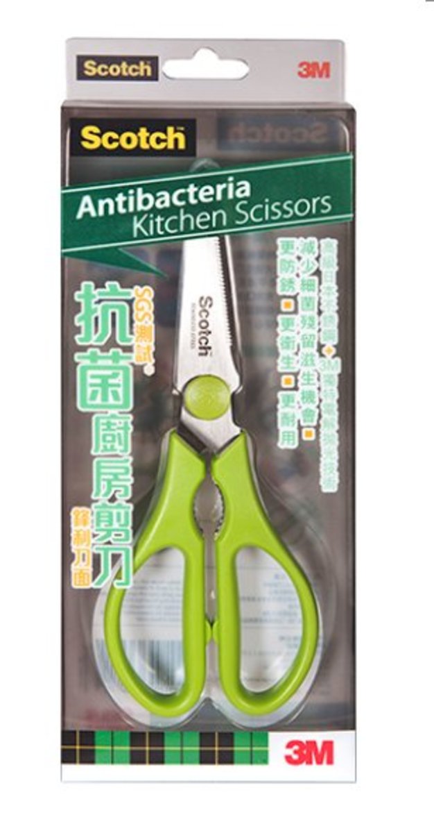 3M 思高 抗菌廚房剪刀 1478A