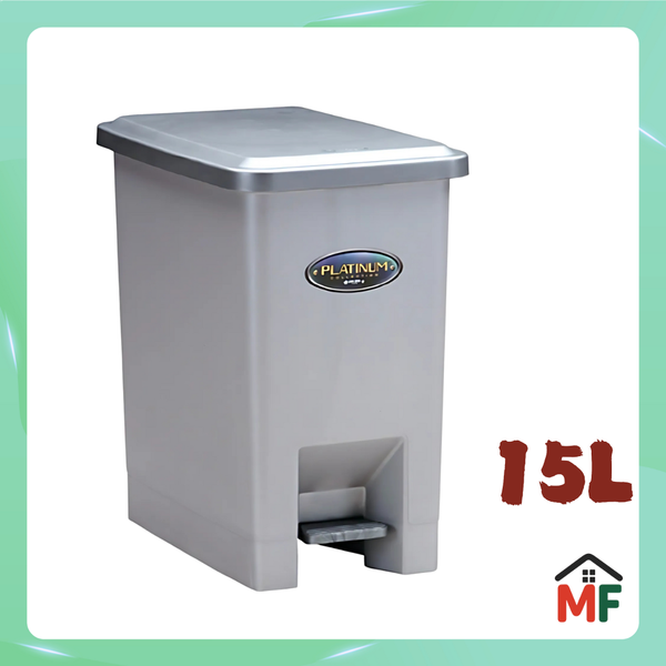 Lion Star 塑胶 C33 脚踏盖垃圾桶 15L