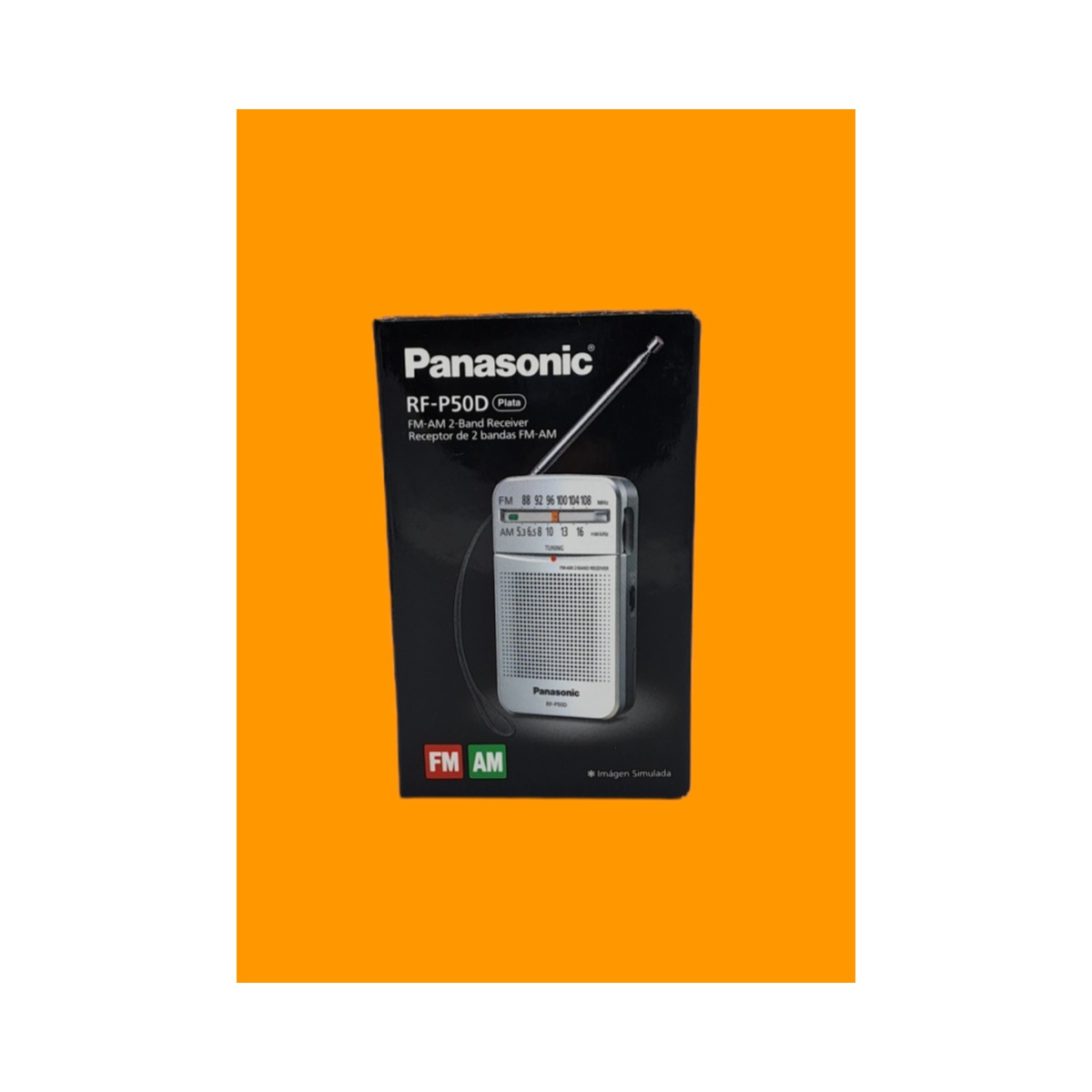 Panasonic 樂聲 收音機(紅色)行貨 RF-P50D