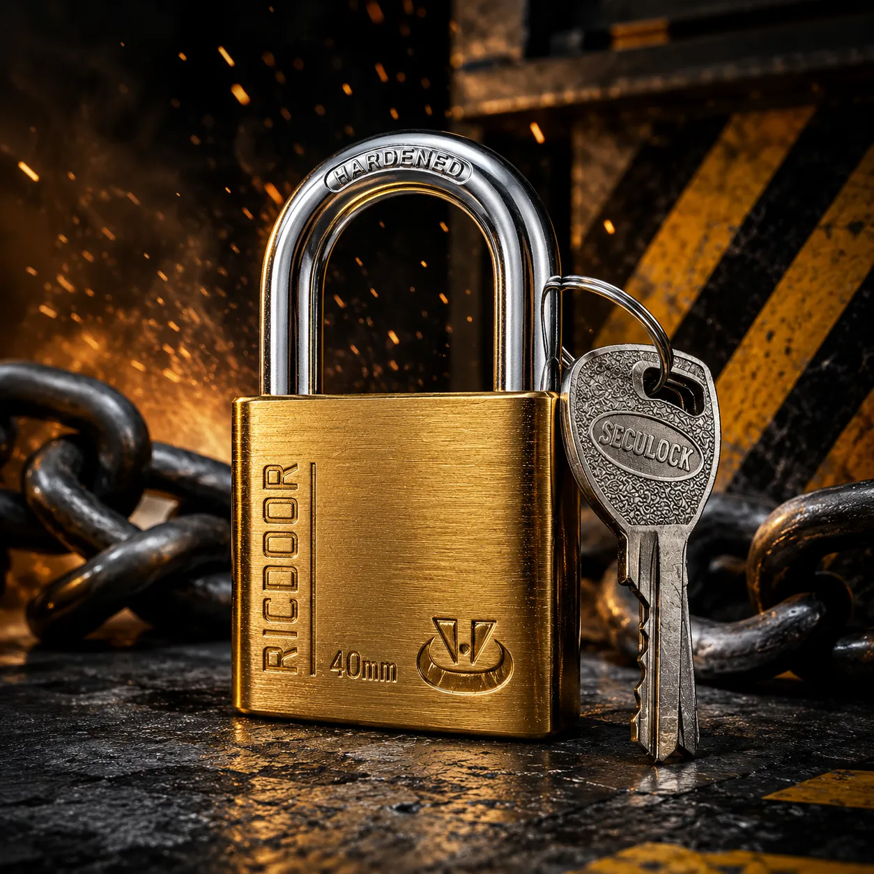 RICHDOOR 四方直開掛鎖 38mm SFN38