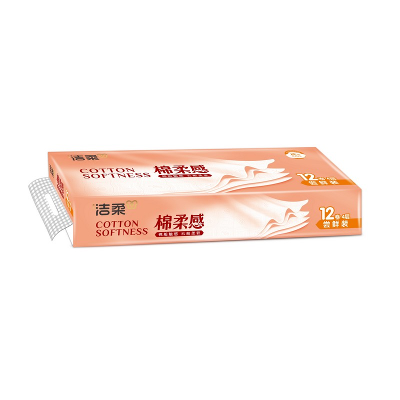 C&S 潔柔 棉柔感壓花4層衛生紙 12卷裝