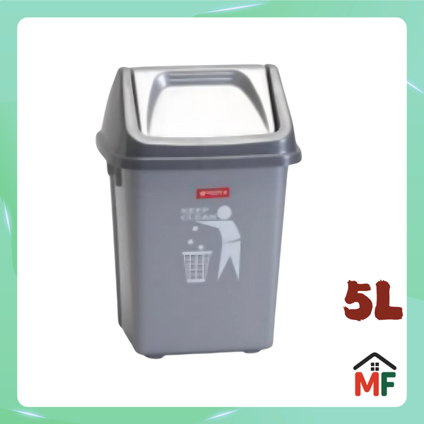 Lion Star 塑胶 C4 搖盖垃圾桶 10L