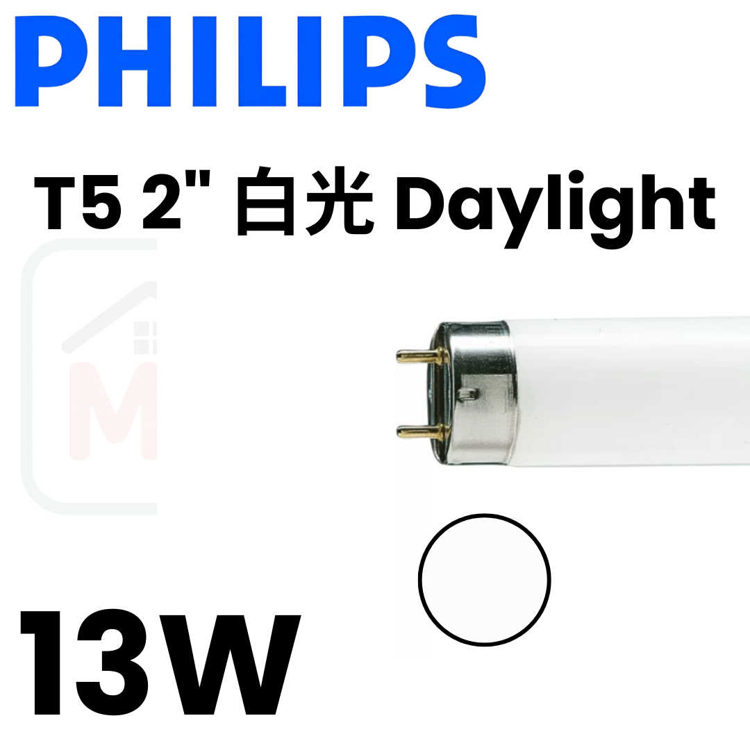 Philips 飛利浦 T5 2呎光管 13W 865 白光