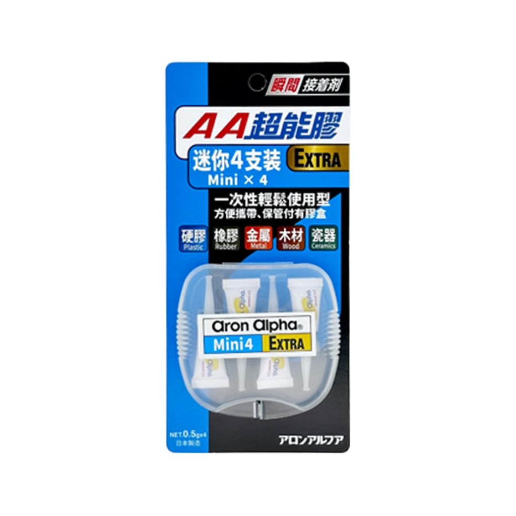 AA超能膠 迷你全效型 4支裝 0.5g x 4
