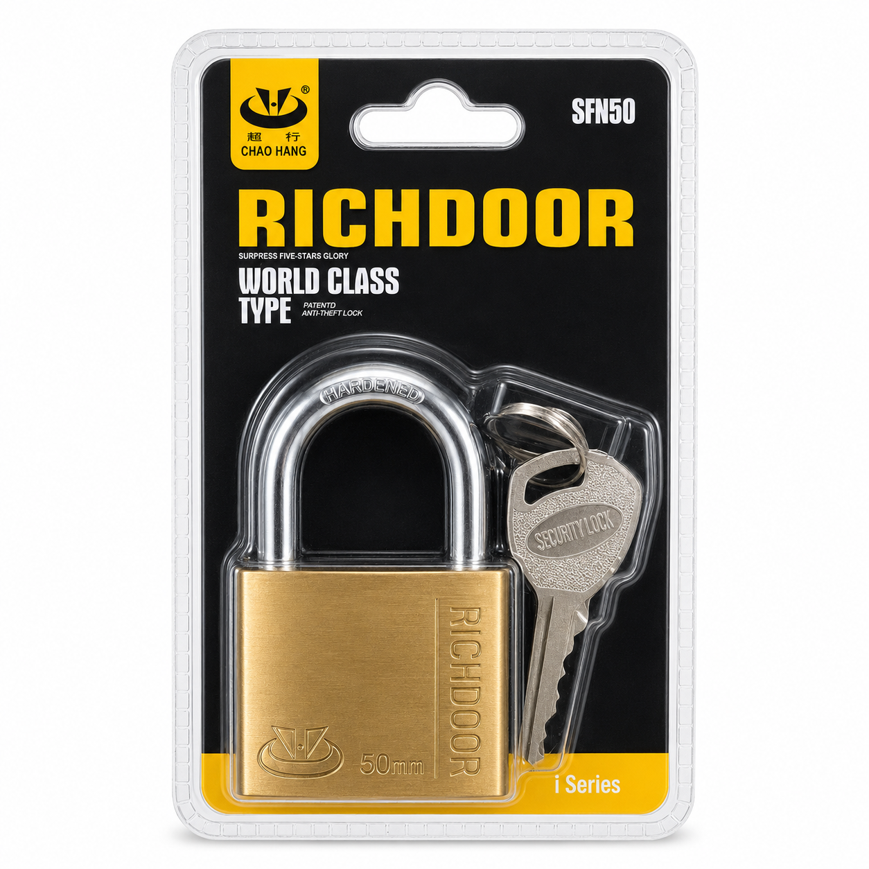 RICHDOOR 四方直開掛鎖 50mm SFN50