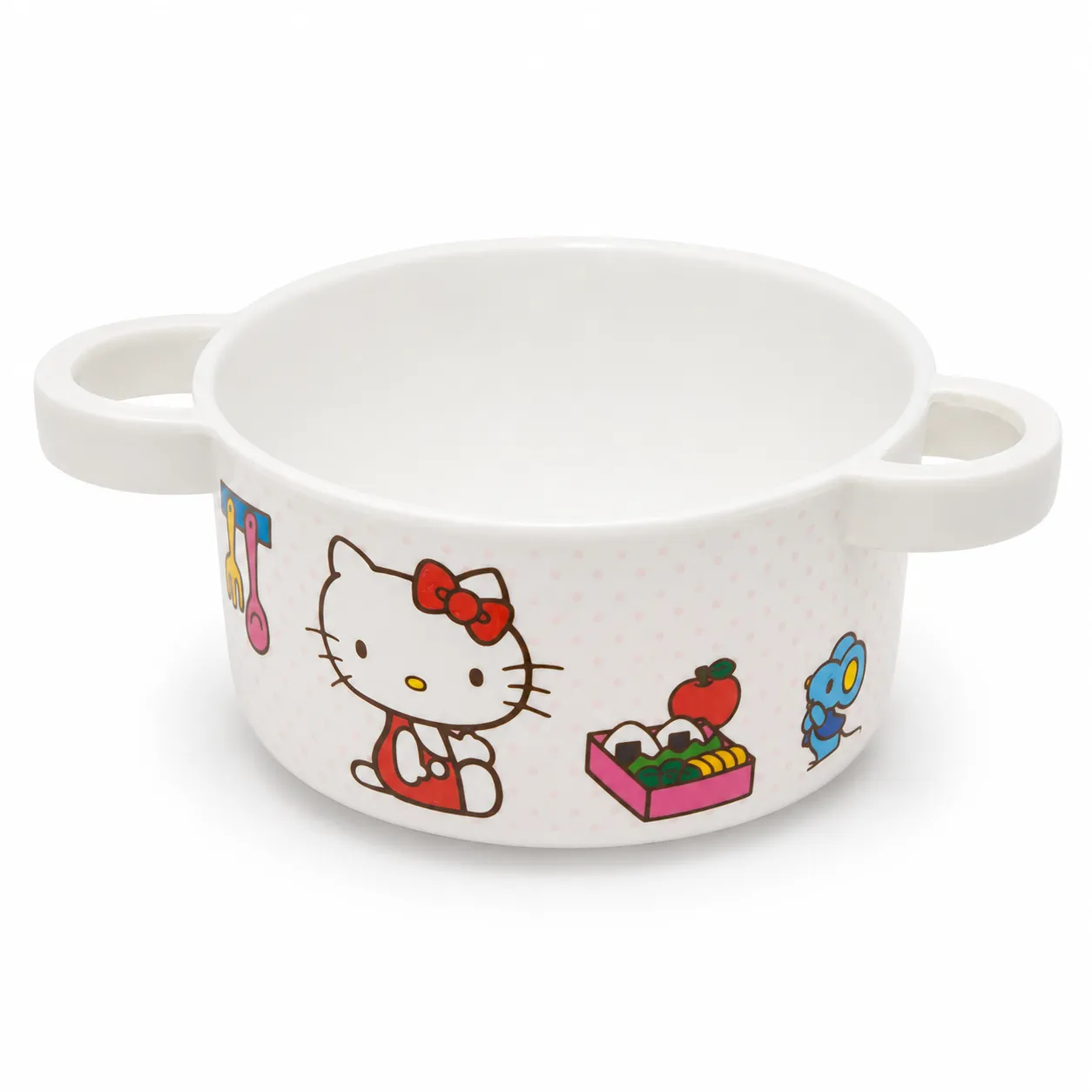 Sanrio Hello Kitty KT55 雙耳湯碗｜雙手好握 粉紅
