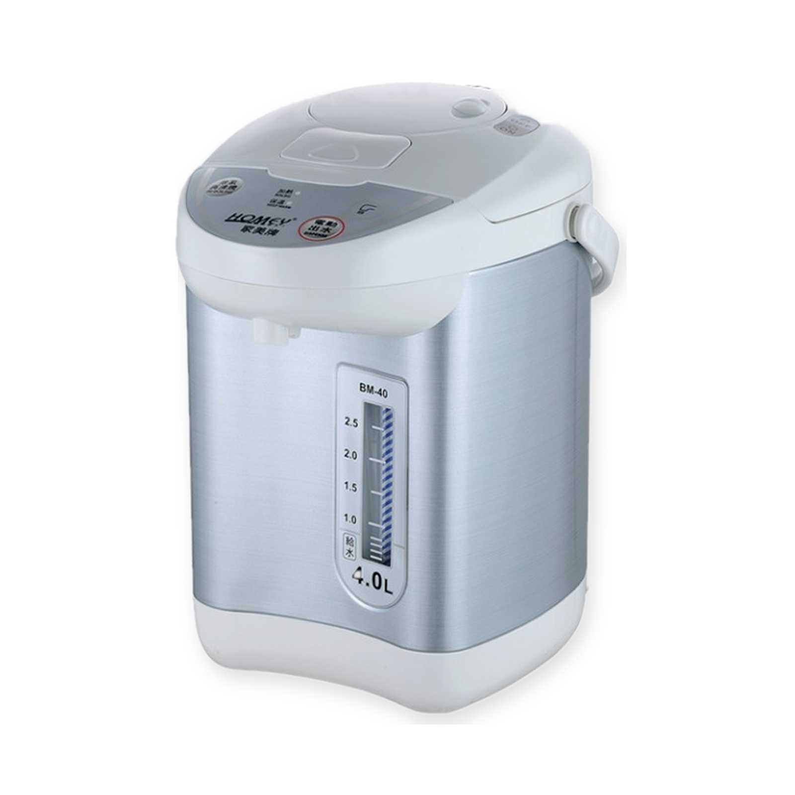 HOMEY 家美牌 BM-40 4L 微電腦電熱水瓶｜304不鏽鋼內膽 750W