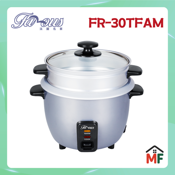 Famous FR-30T 1.0L Traditional Rice Cooker with Aluminium Steamer