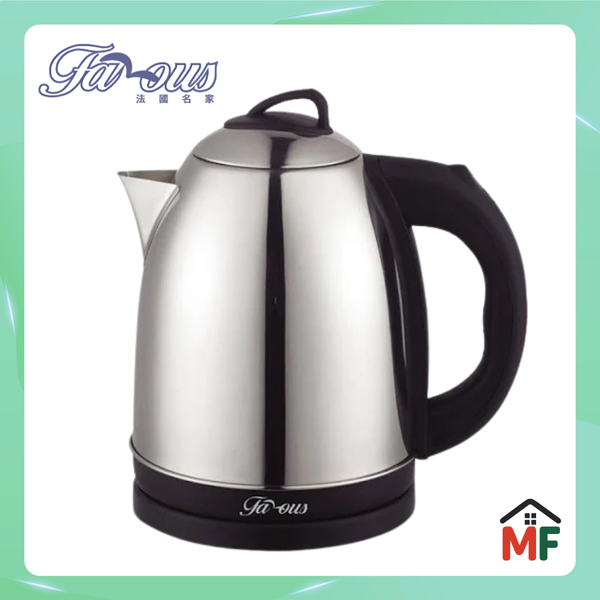 Famous FK-18S 1.8L Stainless-Steel Cordless Kettle