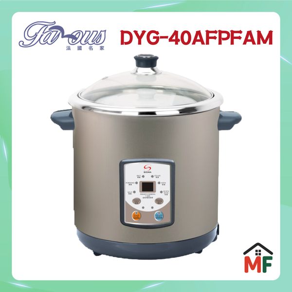 Famous DYG-40AFP 1000W 10L Multi-Function Ceramic Electronic Slow Cooker