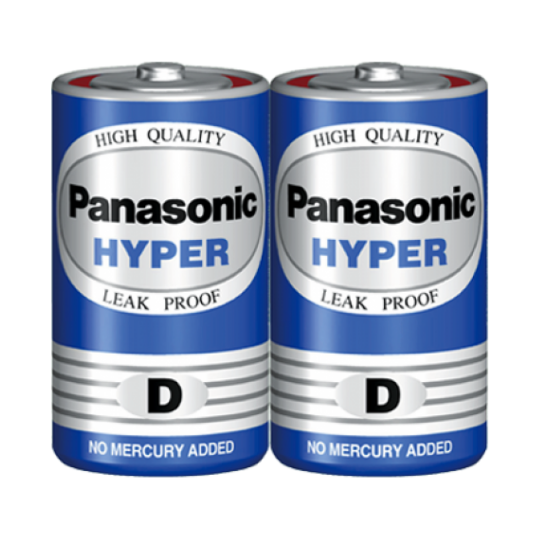 Panasonic 樂聲 Hyper 碳性 D 電芯 2粒裝