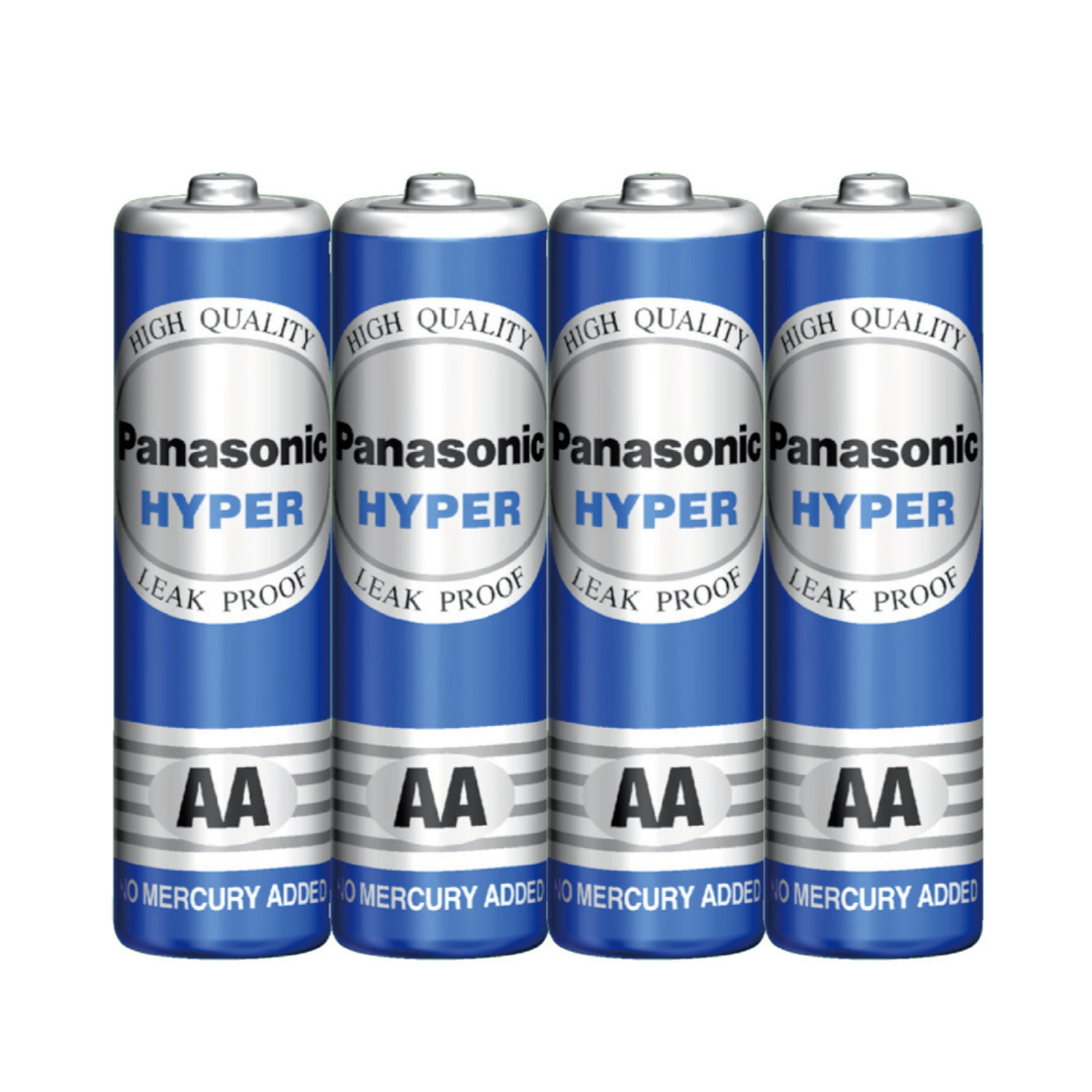 Panasonic 樂聲 Hyper 碳性 AA 電芯 4粒裝