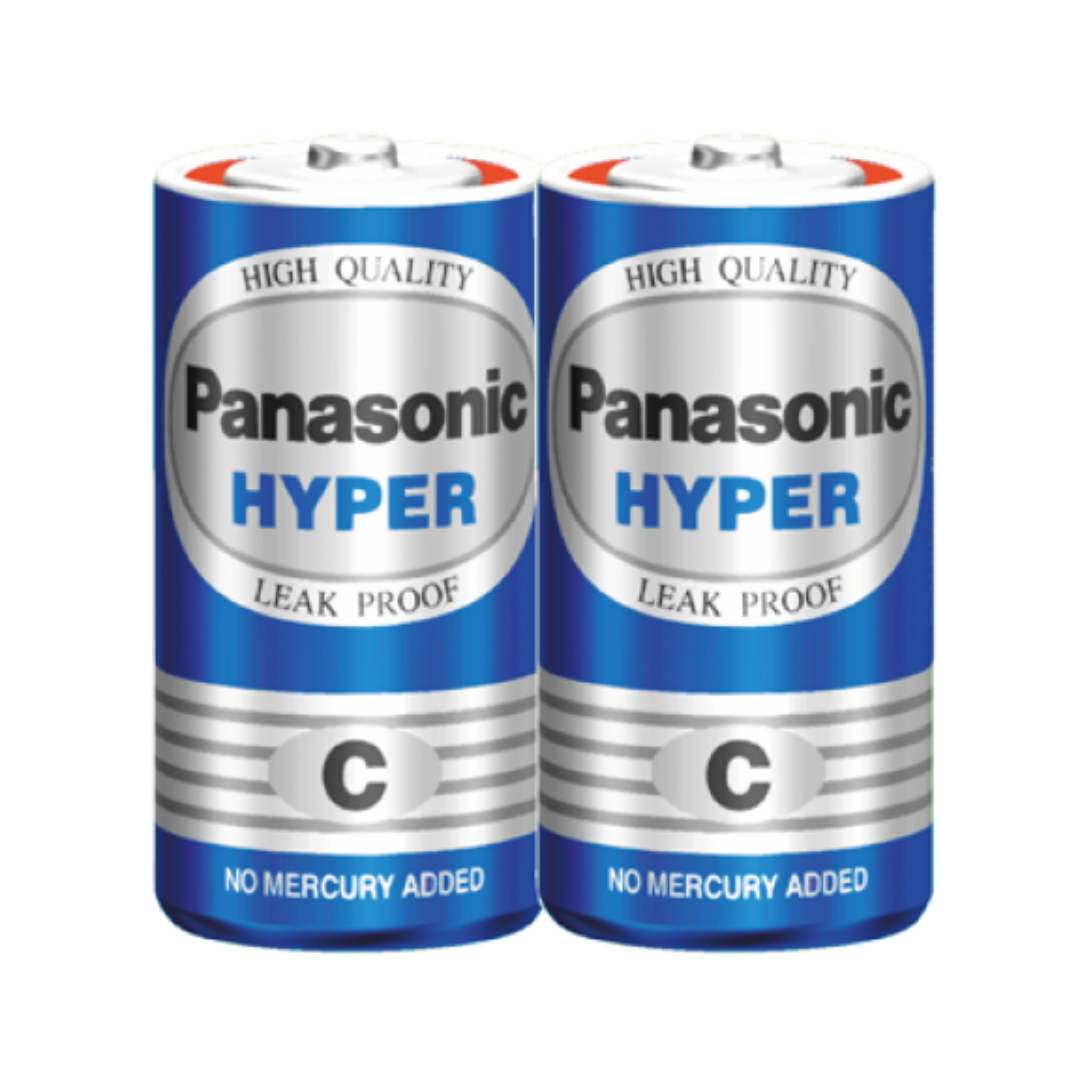 Panasonic 樂聲 Hyper 碳性 C 電芯 2粒裝