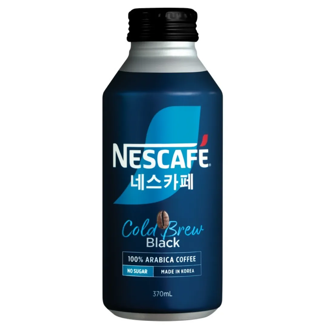 雀巢咖啡 韩国严选冷萃黑咖啡 370ml