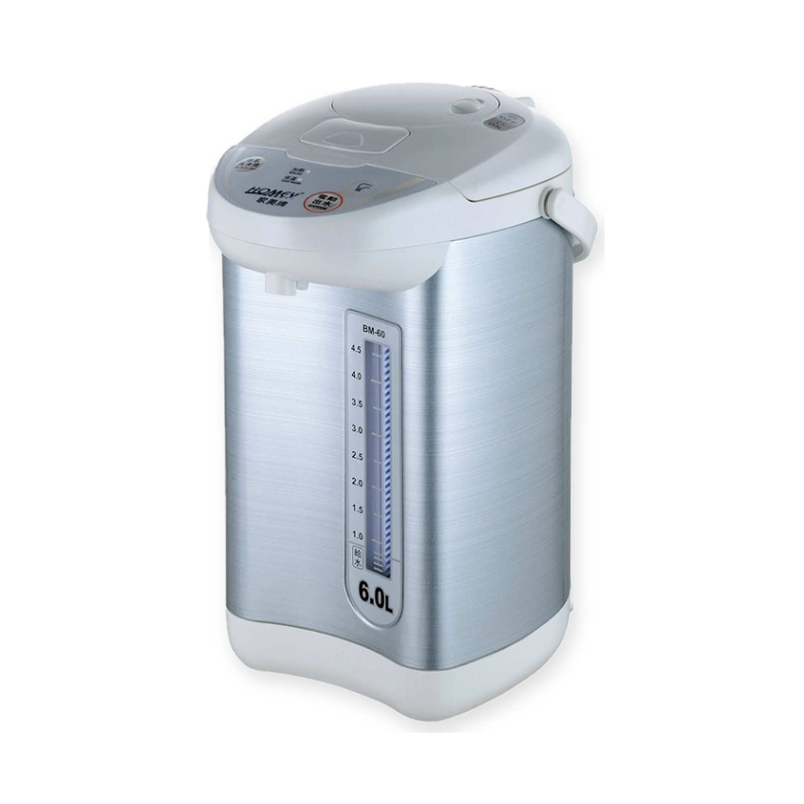 HOMEY 家美牌 BM-60 6L 微電腦電熱水瓶｜304不鏽鋼內膽 750W
