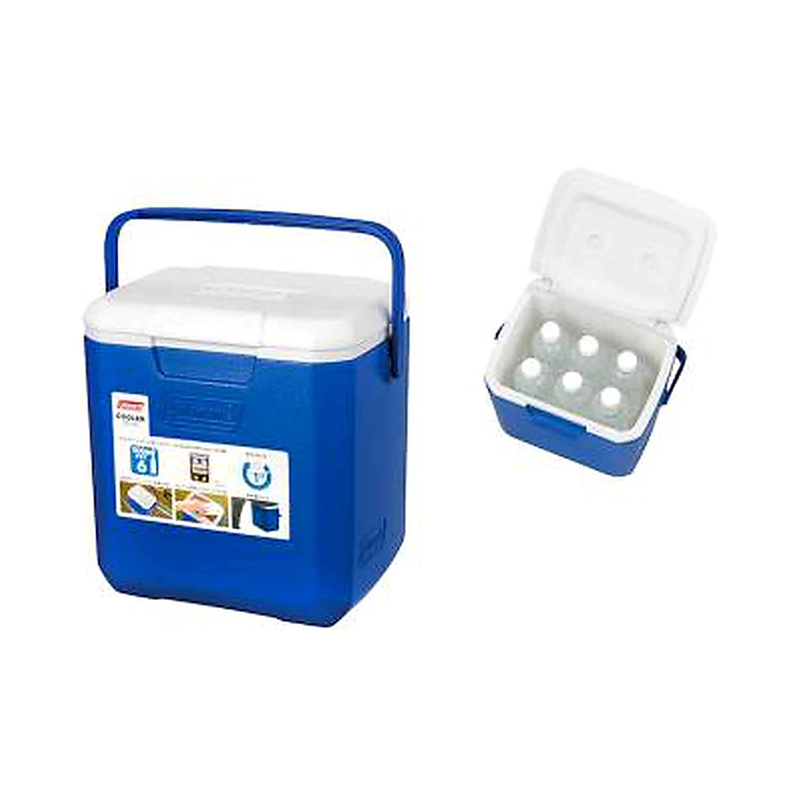 Coleman Take 9 8.5L 手提硬身保冷箱 藍色｜可直立放置500ml飲品
