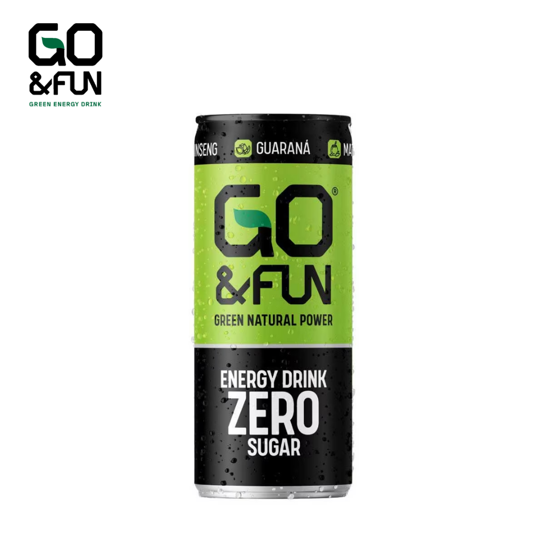 GO & FUN Zero Sugar Natural Energy Drink 250ml