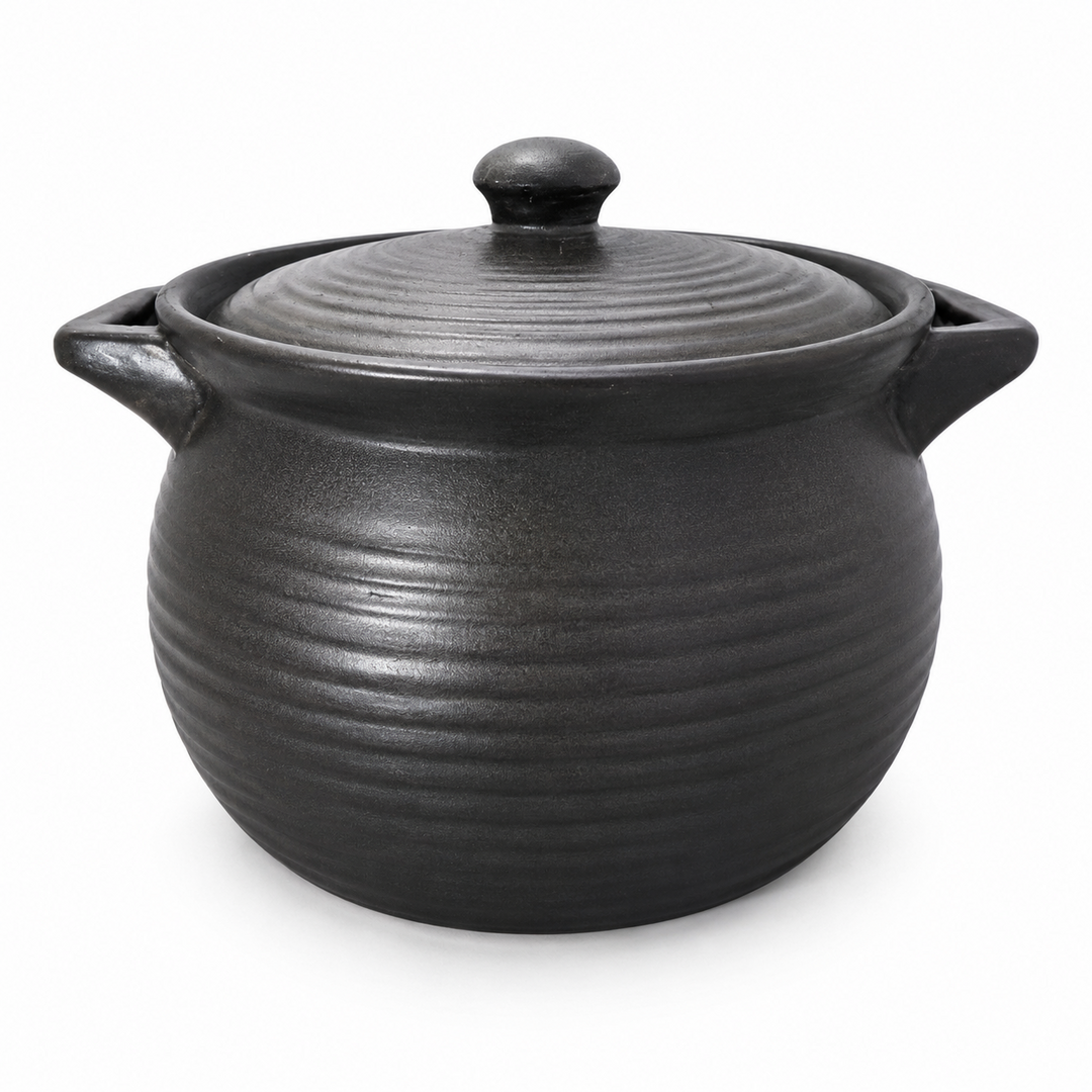 台灣製黑金鋼雙耳湯煲 7.5L（11號）HJG-6835