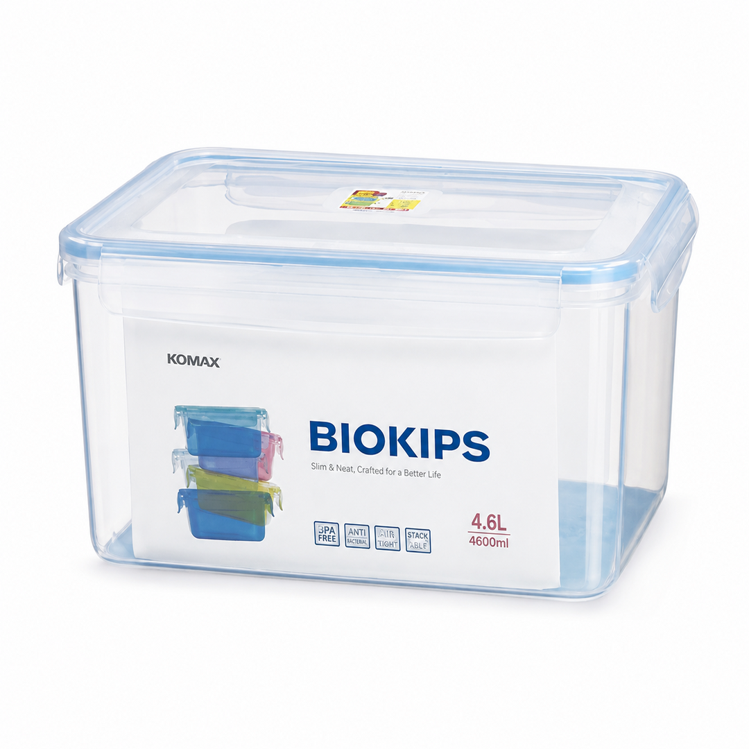 KOMAX BIOKIPS Rectangular Airtight Food Container 4600ml KOM-5067