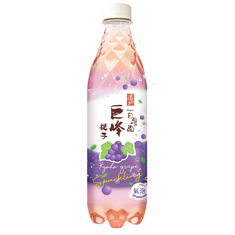 道地 Tao Ti 百果園巨峰提子汁微碳酸飲品 480毫升