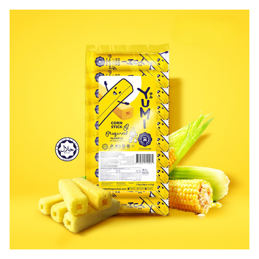 YUMI Corn Stick Original 170g (8.5g x 20 sticks)