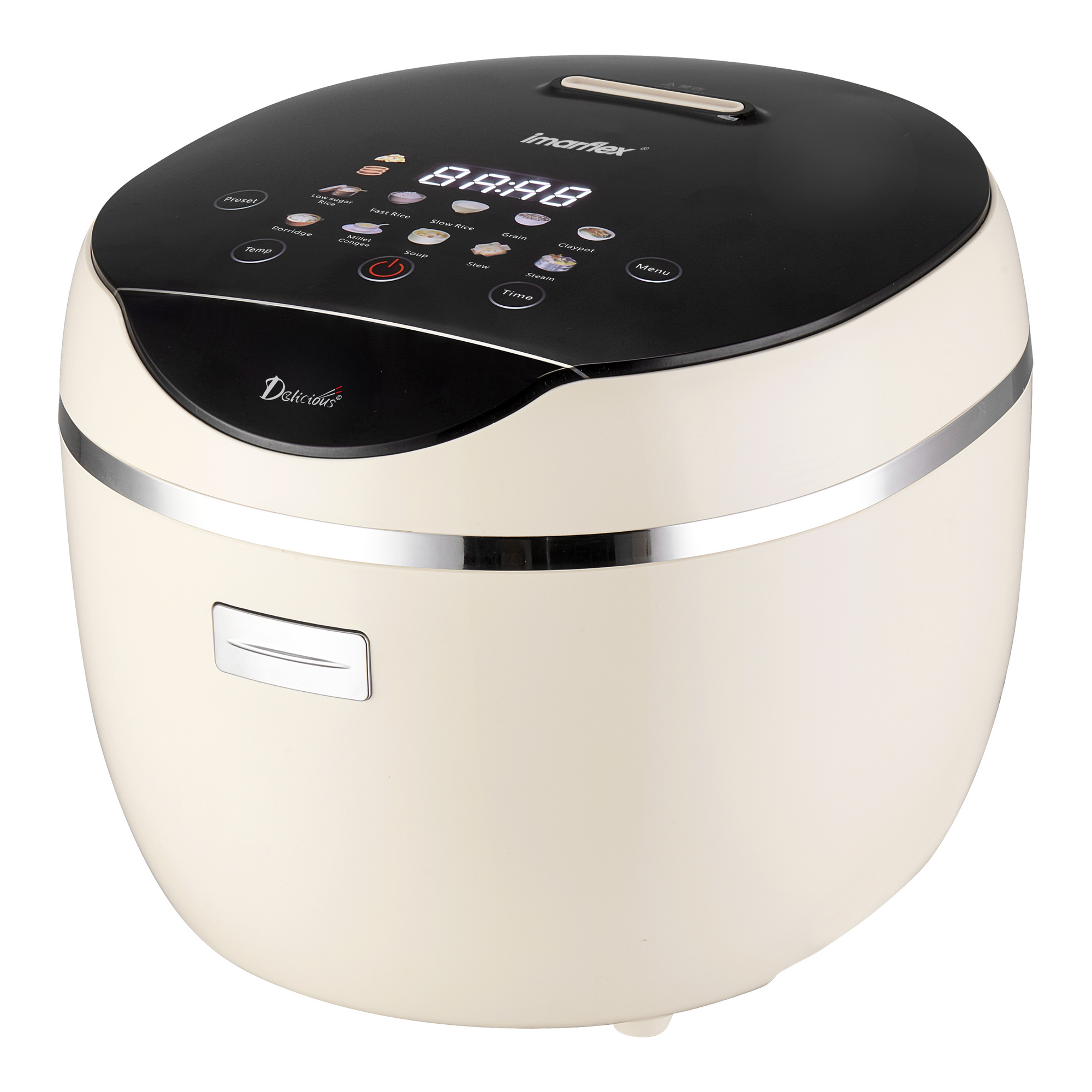 Imarflex Ball Pot Stainless-steel Quick Logic Rice Cooker IRC-FC25S
