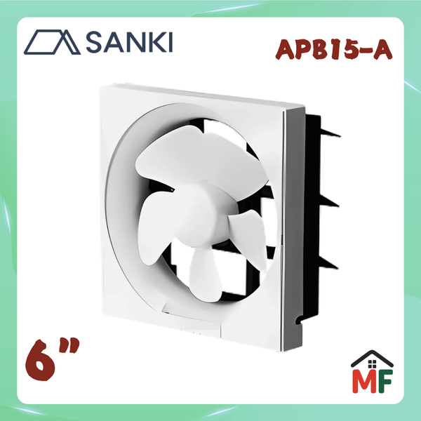 SANKI 日本山崎 抽氣扇 6″(方) APB-15A