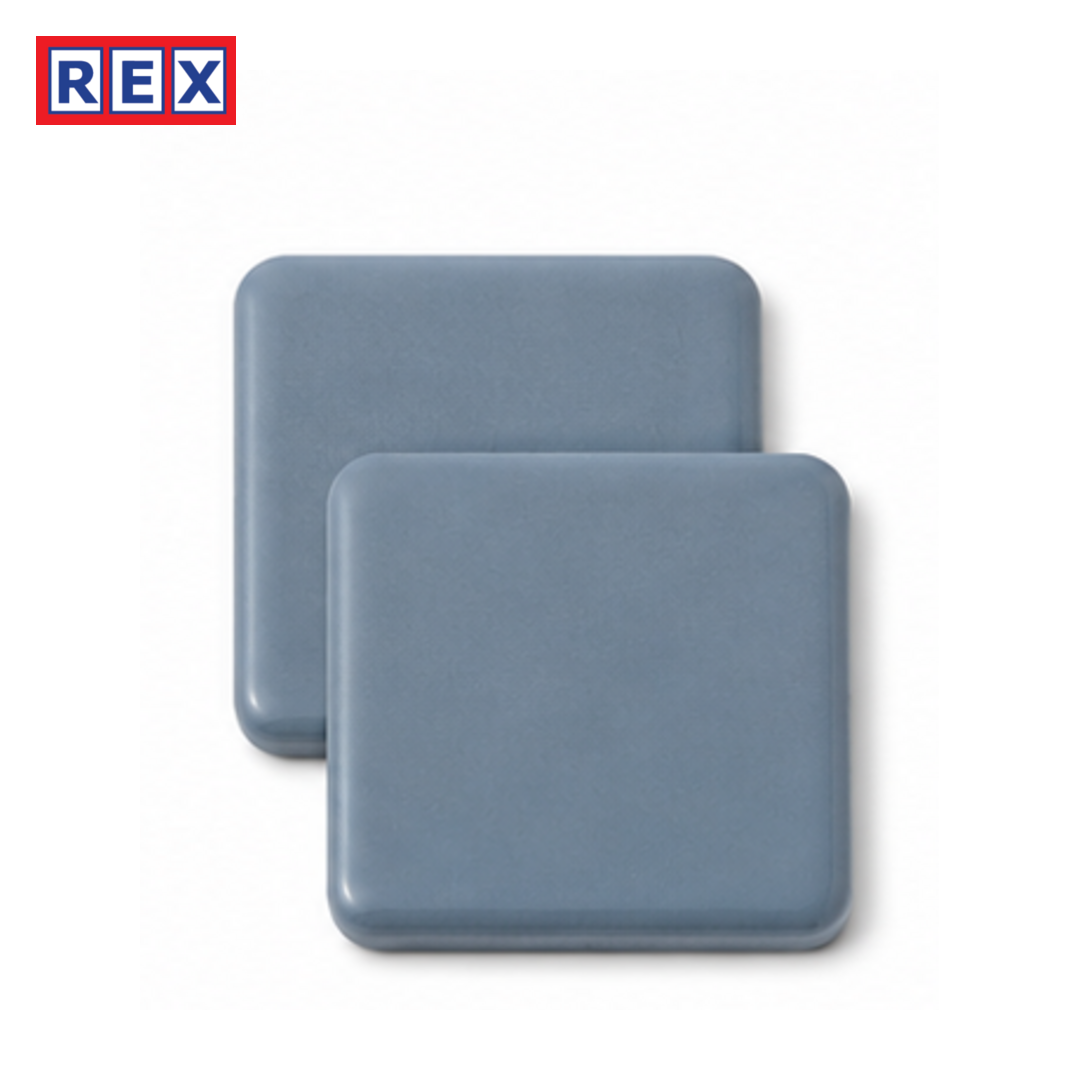 REX 雷克斯 50×50mm 方形自黏式 PTFE 家具滑行墊 2件裝 TE893