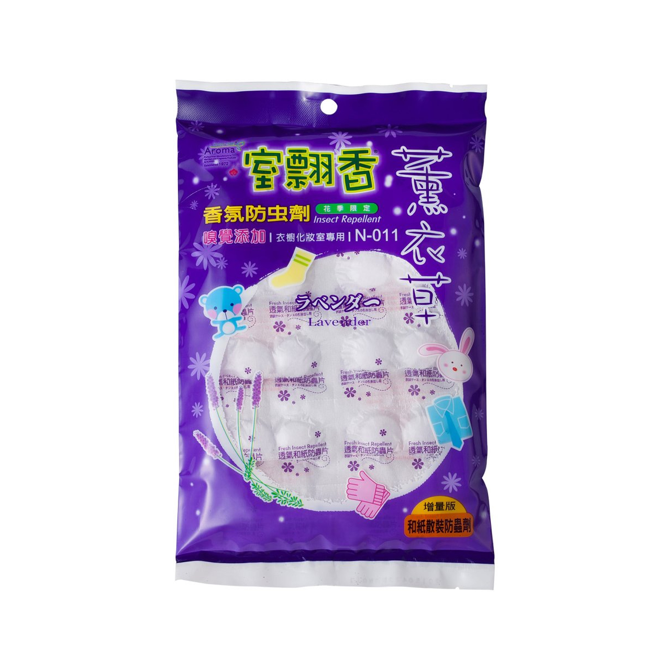 室翲香 薰衣草和纸散装防虫锭 300克 N-011