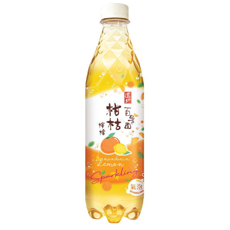 道地 Tao Ti 百果园柑桔檸檬微碳酸果汁饮品 480毫升