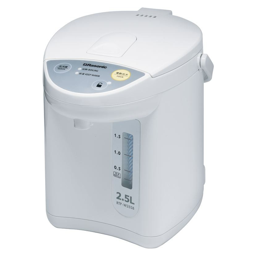 Rasonic 2.5L Stainless Steel Thermo Pot (White) RTP-W25SB