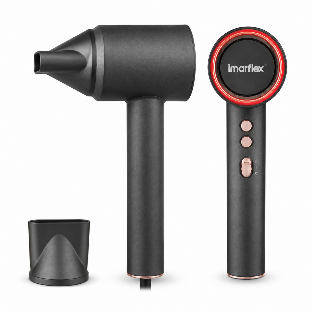 Imarflex 伊玛牌 1600W 负离子电风筒（深灰）IHD-1600DG