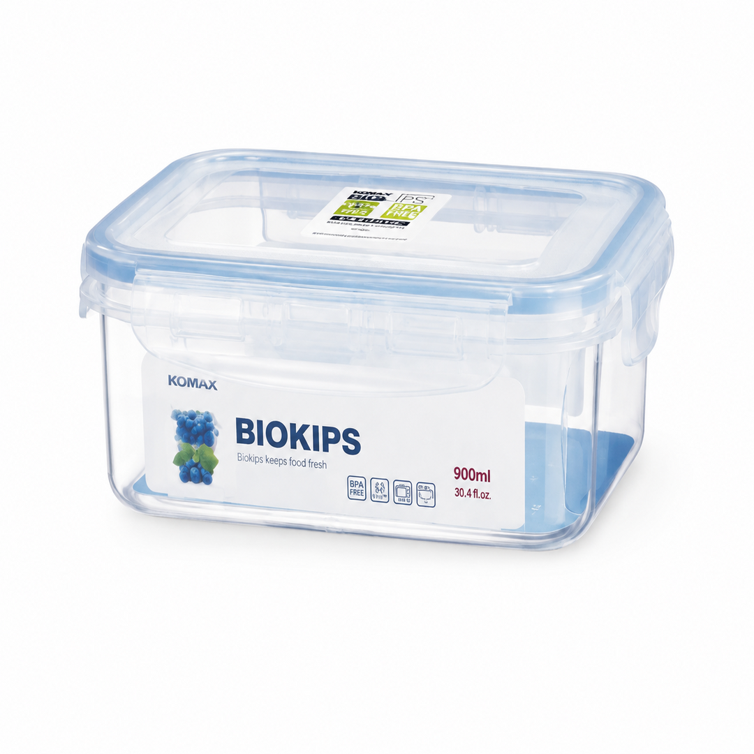 Komax 韓國保鮮廚業 BIOKIPS 長方形密實保鮮食物盒 900ml KOM-5036